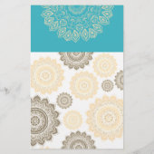 Prijslijst van tekenaar met speciale stijl schoonh flyer (Achterkant)