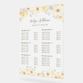 Prijslijst voor dagen acryl bord (Hoek)