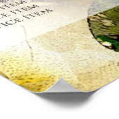 Prijslijst voor groene roze waterverf poster (Hoek)