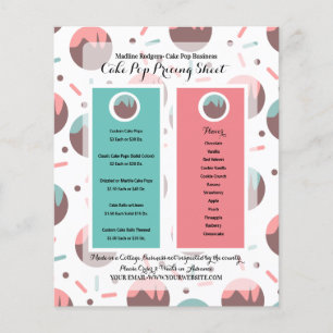 Prijslijst zakelijke Logo van de Pop Flyer