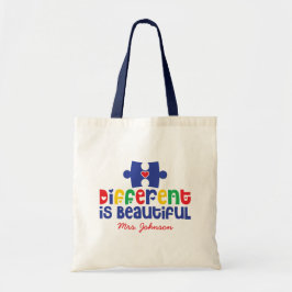 Prijsopgave Autism-leraar Inspirerend Tote Bag