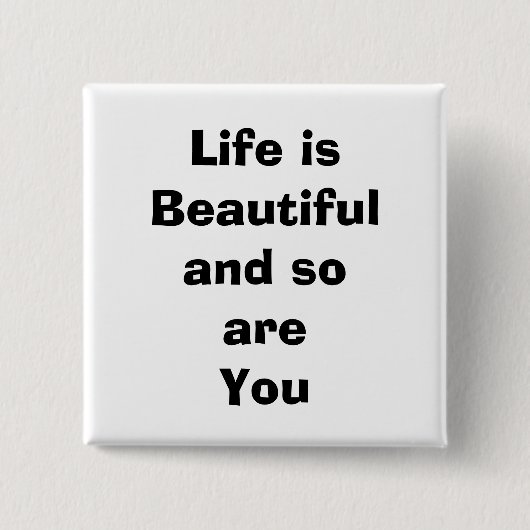 prijsopgave; vierkante button 5,1 cm (Voorkant)