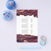 Prijsstelling van edelsteen in Bourgogne en Gold A Flyer (Enkel)