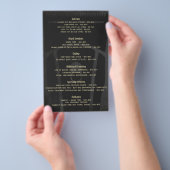 Prijzenlijst Kapperszaak Service Menu  (Hand)