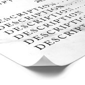 Prijzenlijst Vintage Schoonheidssalon Poster (Hoek)