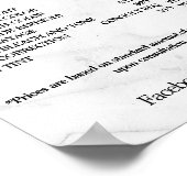 Prijzenlijst Vintage Schoonheidssalon Poster (Hoek)