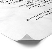 Prijzenlijst Vintage Schoonheidssalon Poster (Hoek)