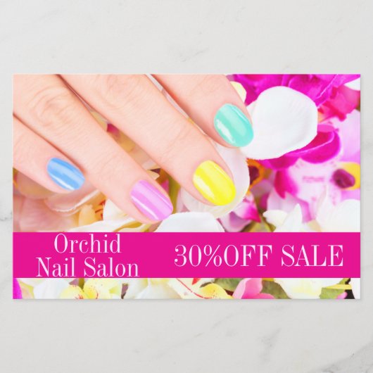 Prijzenlijsten Schoonheidssalon SPA Nagelstudio Flyer (Voorkant)