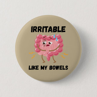 Prikkelbaar Als Mijn Darm Ronde Button 5,7 Cm