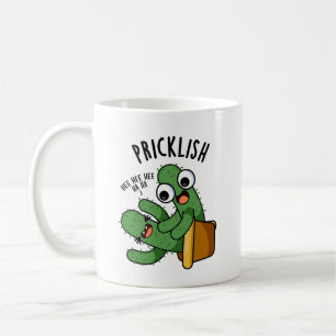 Prikkelbare grappige cactus puns koffiemok