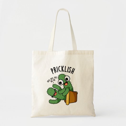 Prikkelbare grappige cactus puns tote bag (Voorkant)