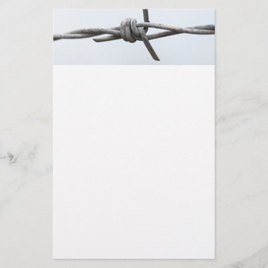 prikkeldraad briefpapier (Voorkant)