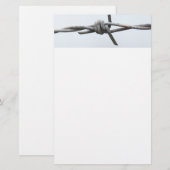 prikkeldraad briefpapier (Voorkant / Achterkant)