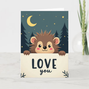 Prikkelige Egel Liefde Kaart