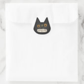 Prim Black Cat Tshirts en geschenken Ronde Sticker (Tas)
