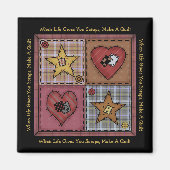 Prim Patchework Quilter's Magnet Magneet (Voorkant)