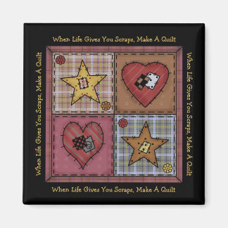 Prim Patchework Quilter's Magnet Magneet