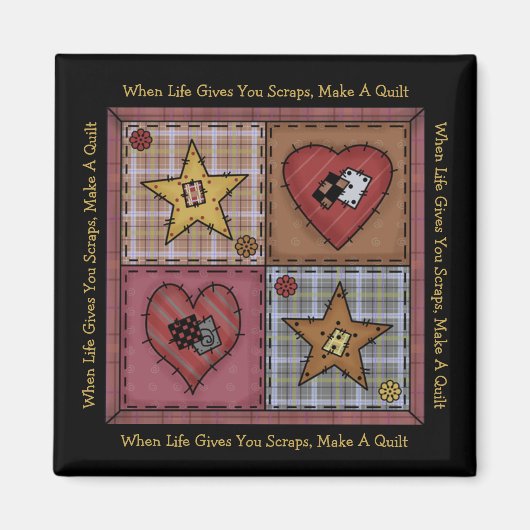 Prim Patchework Quilter's Magnet Magneet (Voorkant)