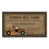 PRIM PUMPKIN BOERDERIJ TRUCK country MAGNET