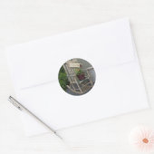 Prim Rocking-stoeltjes Ronde Sticker (Envelop)