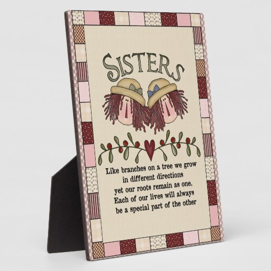 Prim Sisters Poem Plaque (Côté)
