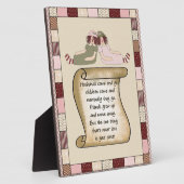 Prim Sisters Poem Plaque Fotoplaat (Zijkant)