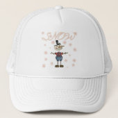 Prim Snowman T-shirts en cadeaus Trucker Pet (Voorkant)