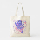 Prima Ballerina Hippo - Happy Dancer Tote Bag (Achterkant)