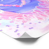 Prima Ballerina Hippo Poster Peinture - Votre text (Coin)