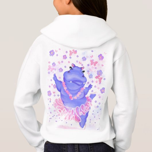 Prima Ballerina Hippo Sweat - shirt à capuche amus (Dos)