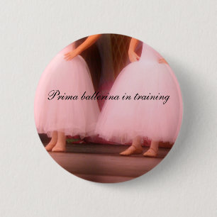Prima ballerina in opleiding Button