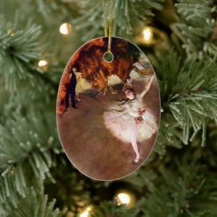 Prima Ballerina, Rosita Mauri by Edgar Degas Keramisch Ornament