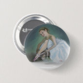 Prima Ballerina Round Button (Voorkant /achterkant)