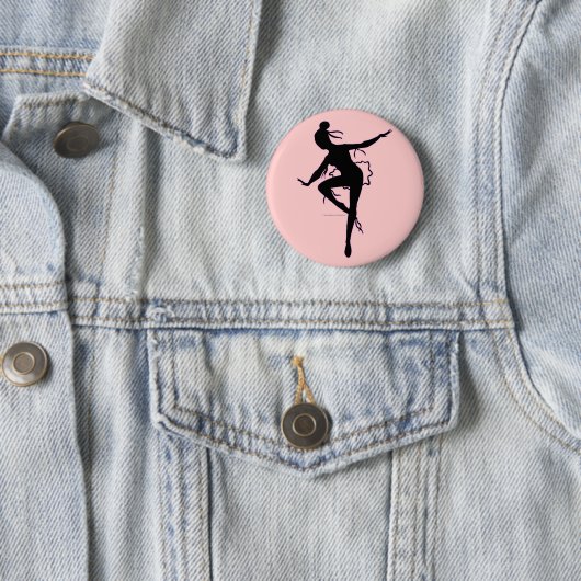 Prima Ballerina Silhouette Button (In situ)
