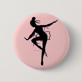 Prima Ballerina Silhouette Button
