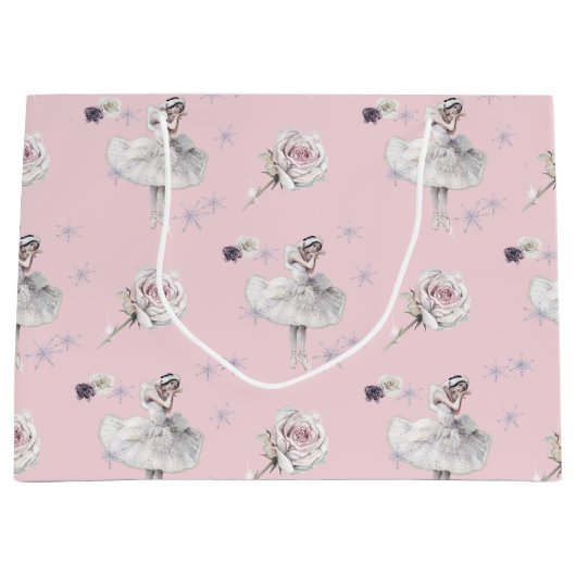 Prima Ballerina Swan en Rozen Groot Cadeauzakje (Voorkant)