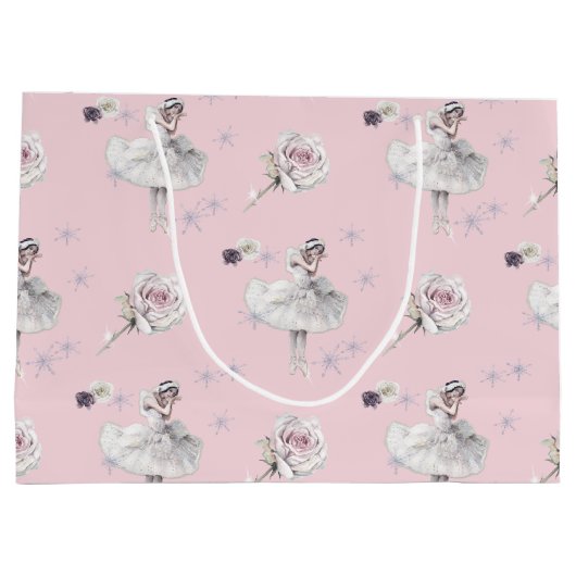 Prima Ballerina Swan en Rozen Groot Cadeauzakje (Achterkant)