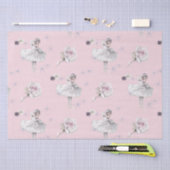 Prima Ballerina Swan en Rozen Tissuepapier (Craft)