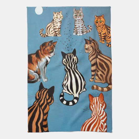 Primadonna van The Night, Louis Wain Theedoek (Verticaal)