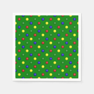 Primair Pooldots-groenboek Napkins Servet