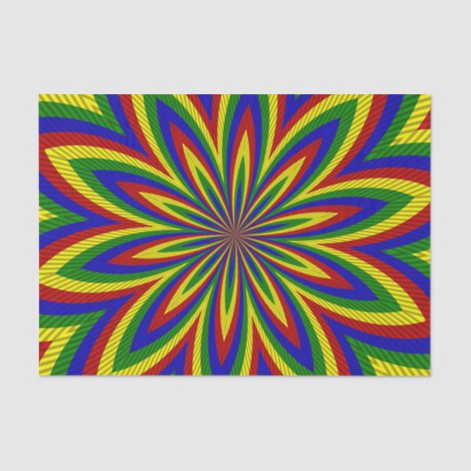 Primair WAPENPAPIER MET 2 WEEFSELS GEWALSTE KLEURE Tissuepapier (Voorkant)