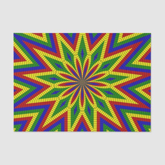 Primair WAPENPAPIER MET 3 WEEFSELS GEROLLEERD FLOW Tissuepapier (Voorkant)