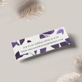 Primaire botanische bruiloft Website RSVP-kaarten Mini Visitekaartjes