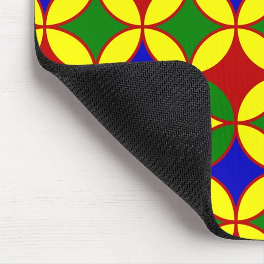 Primaire Circles-06-COMPUTER MOUSEPAD Muismat (Hoek)