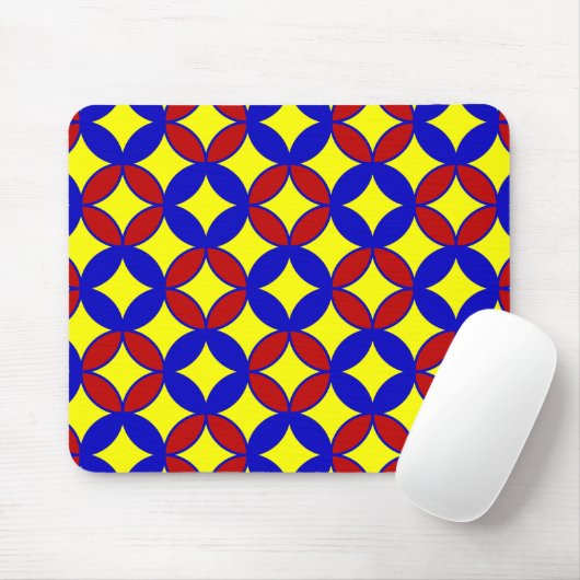 Primaire Circles-08-COMPUTER MOUSEPAD Muismat (Met muis)