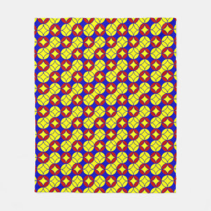 Primaire Circles-10-FLEECE BLANKET M Fleece Deken