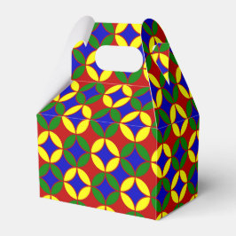 Primaire Circles-9-PARTIJ FAVOR BOX, kabelstijl Bedankdoosjes