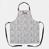 Primaire code Rood Geel Blauw Binaire Code Schort (Voorkant)