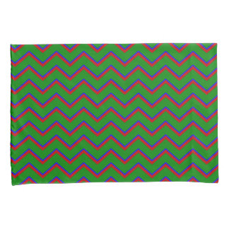 Primaire Colors-Chevron 16-piloot Hoesje set Kussensloop