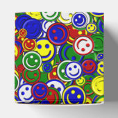 Primaire gezichtskralen, GROEN-FAVOR BOX, q hart Bedankdoosjes (Bovenkant)